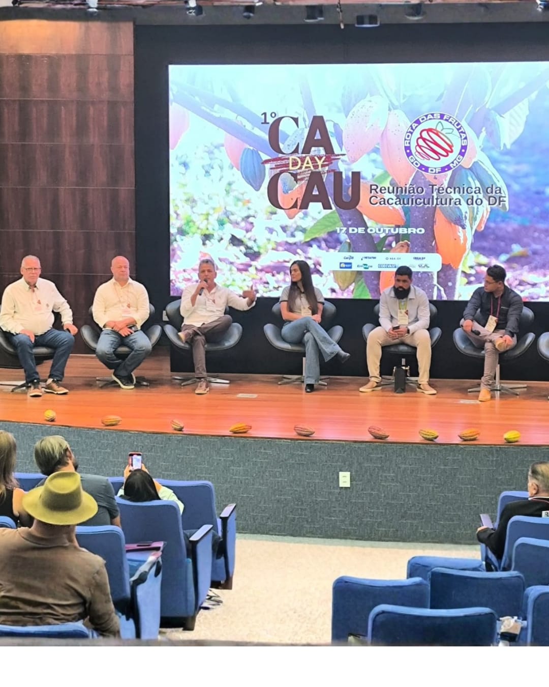 Cacau Day da Rota das Frutas RIDE-DF reúne produtores e especialistas para discutir o futuro da cacauicultura no cerrado
